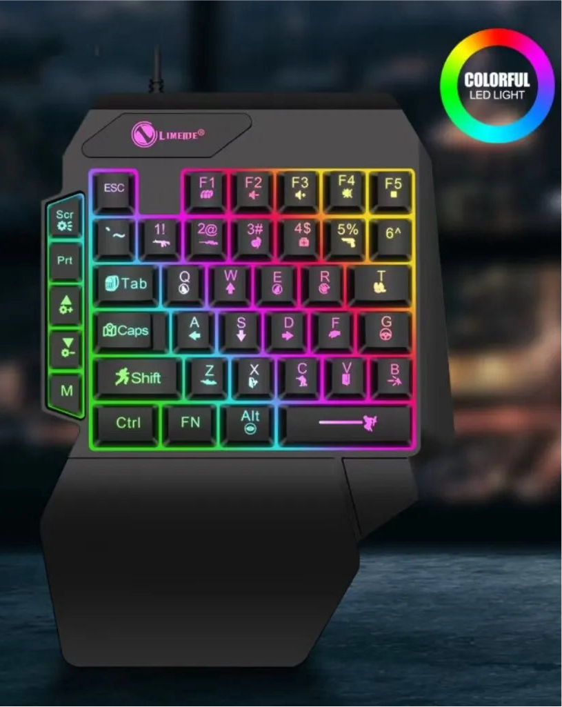 Clavier Gaming à Une Main