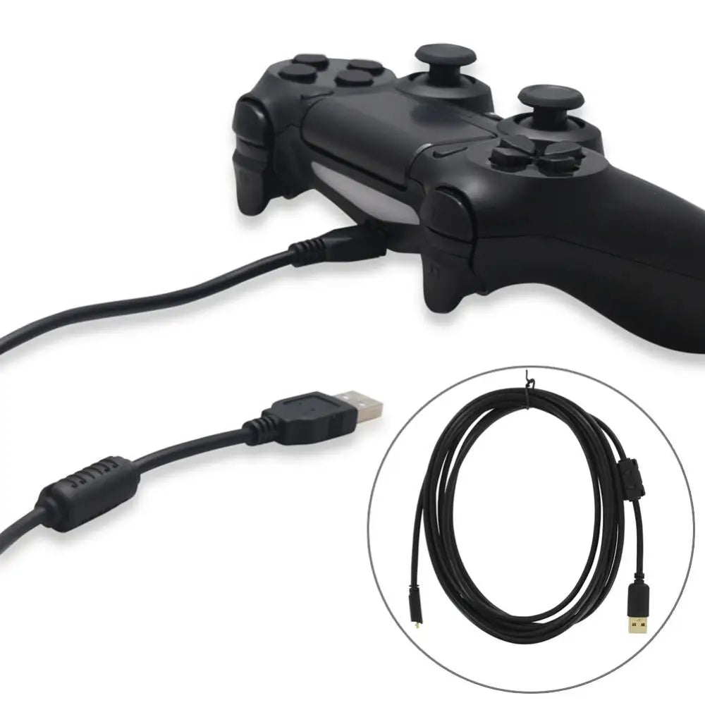Câble de Charge Long 3m pour Manette PS4