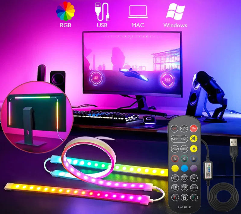 Bande LED RGB 5050 USB pour Écran PC